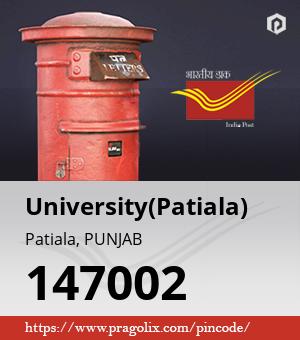 University(Patiala) Post office