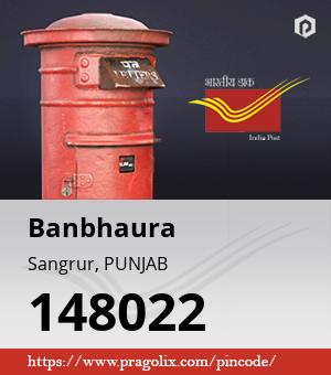 Banbhaura Post office