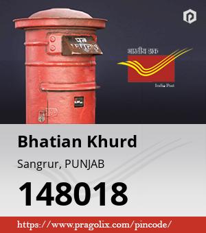 Bhatian Khurd Post office