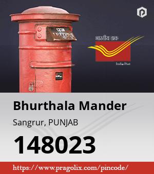 Bhurthala Mander Post office