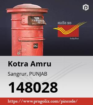 Kotra Amru Post office