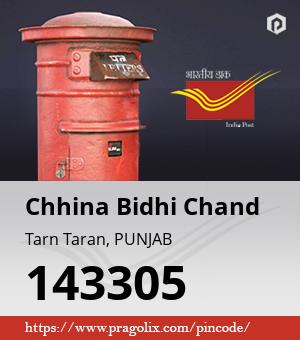 Chhina Bidhi Chand Post office