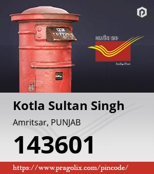 Kotla Sultan Singh Post office