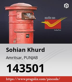 Sohian Khurd Post office