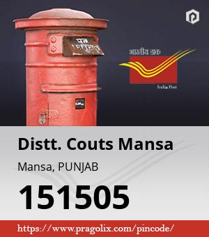 Distt. Couts Mansa Post office