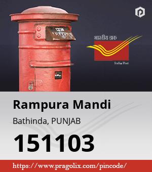 Rampura Mandi Post office