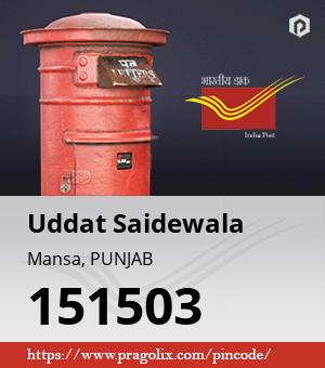 Uddat Saidewala Post office