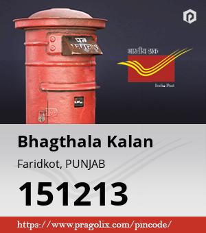 Bhagthala Kalan Post office