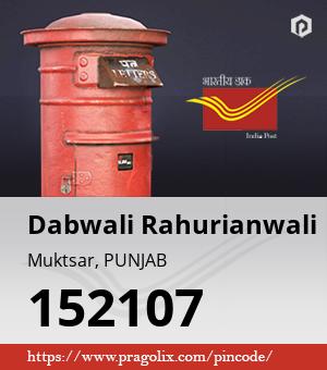 Dabwali Rahurianwali Post office