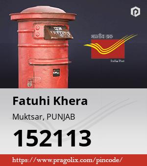 Fatuhi Khera Post office