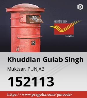 Khuddian Gulab Singh Post office