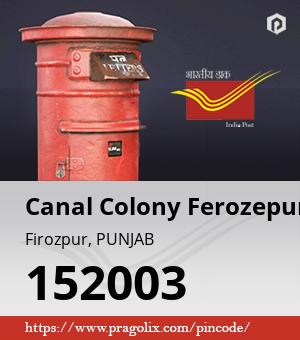 Canal Colony Ferozepur Post office