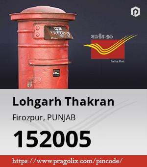 Lohgarh Thakran Post office