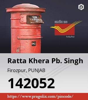 Ratta Khera Pb. Singh Post office