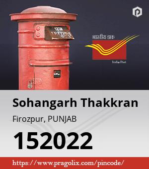 Sohangarh Thakkran Post office