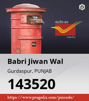 Babri Jiwan Wal Post office