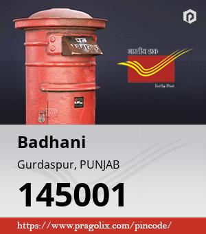 Badhani Post office