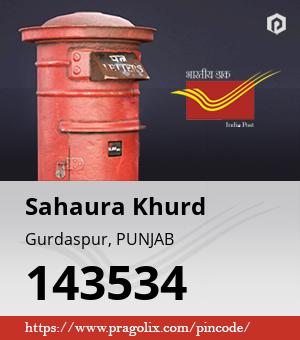 Sahaura Khurd Post office