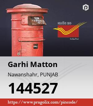 Garhi Matton Post office