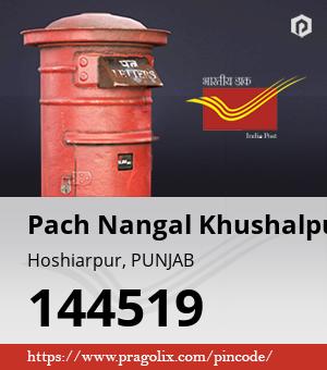 Pach Nangal Khushalpur Post office