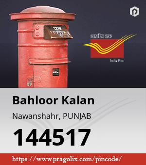 Bahloor Kalan Post office