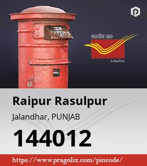 Raipur Rasulpur Post office