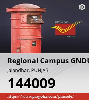 Regional Campus GNDU Post office