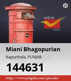 Miani Bhagopurian Post office