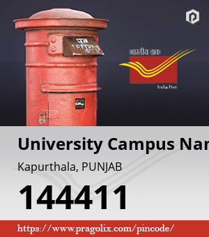 University Campus Nanak Nagri Post office