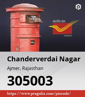 Chanderverdai Nagar Post office
