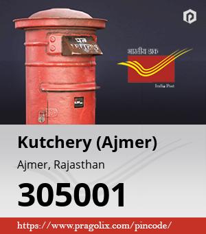 Kutchery (Ajmer) Post office