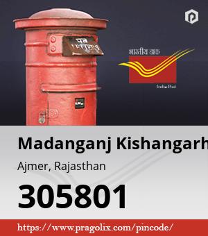 Madanganj Kishangarh Post office