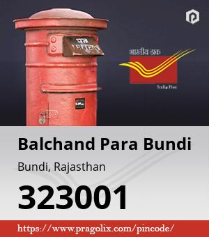 Balchand Para Bundi Post office