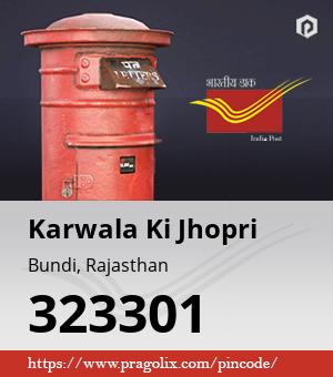 Karwala Ki Jhopri Post office