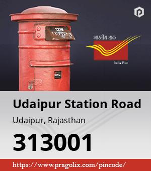 Udaipur Station Road Post office