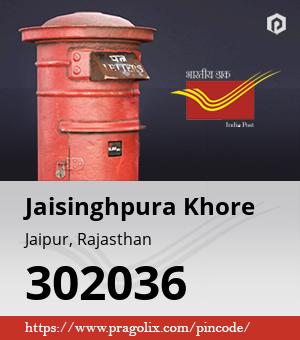 Jaisinghpura Khore Post office
