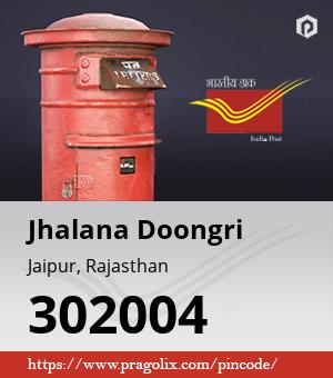 Jhalana Doongri Post office