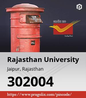 Rajasthan University Post office