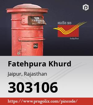 Fatehpura Khurd Post office