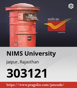 NIMS University Post office