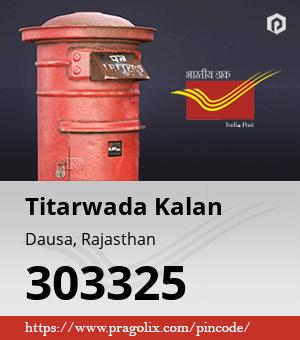 Titarwada Kalan Post office