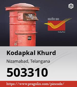 Kodapkal Khurd Post office