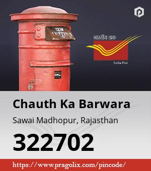 Chauth Ka Barwara Post office