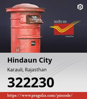 Hindaun City Post office