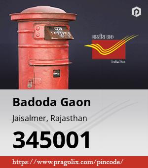 Badoda Gaon Post office