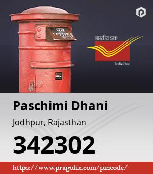 Paschimi Dhani Post office