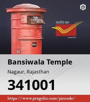 Bansiwala Temple Post office