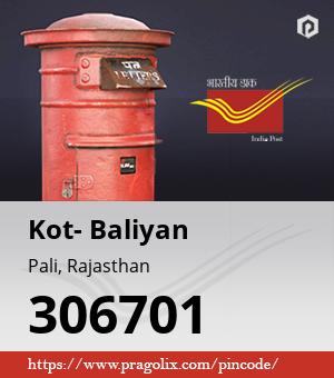 Kot- Baliyan Post office