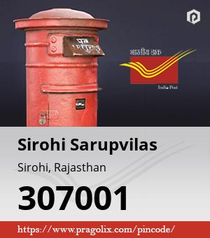 Sirohi Sarupvilas Post office