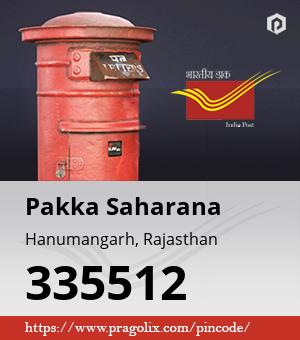 Pakka Saharana Post office